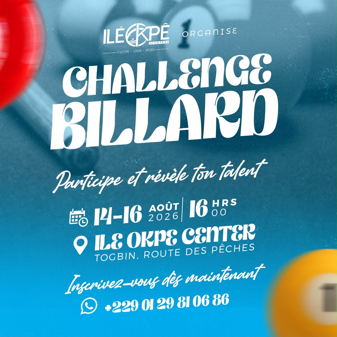 Challenge Billard au Centre Ilé Ôkpè